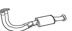 FONOS 817300 Предглушитель выхлопных газов 