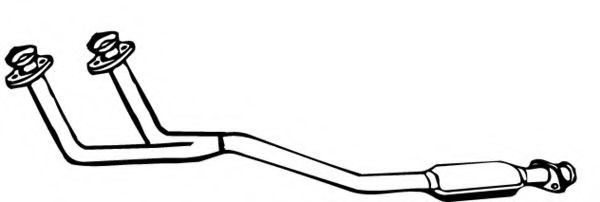 FONOS 17482 Предглушитель выхлопных газов для MERCEDESBENZ (Мерседес бенц)