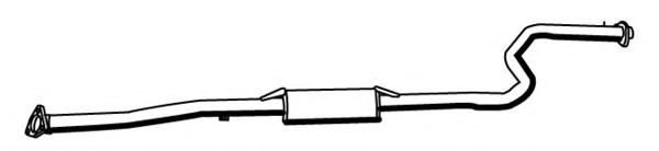 FONOS 620783 Средний глушитель выхлопных газов 