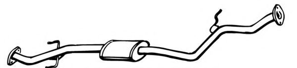 FONOS 620938 Средний глушитель выхлопных газов 