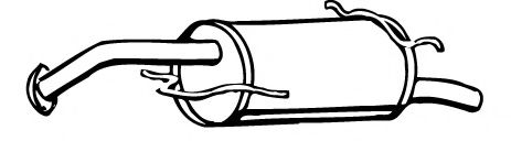 FONOS 620939 Глушитель выхлопных газов конечный 