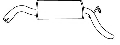 FONOS 619719 Глушитель выхлопных газов конечный 