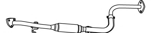 FONOS 620891 Средний глушитель выхлопных газов 