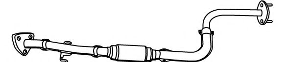 FONOS 620894 Средний глушитель выхлопных газов 