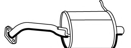 FONOS 620346 Глушитель выхлопных газов конечный 