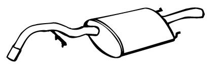 FONOS 19723 Глушитель выхлопных газов конечный для FORD (Форд) FONOS 19723 Глушитель выхлопных газов конечный для FORD (Форд)