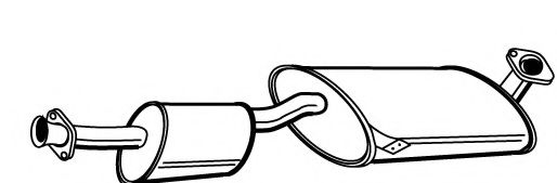 FONOS 617993 Средний глушитель выхлопных газов для OPEL FRONTERA A (Опель Фронтера а) FONOS 617993 Средний глушитель выхлопных газов для OPEL FRONTERA A (Опель Фронтера а)