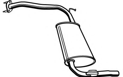 FONOS 620126 Глушитель выхлопных газов конечный 