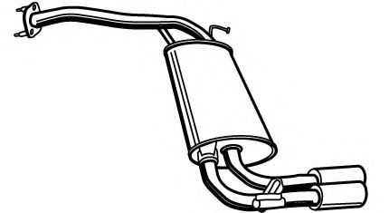 FONOS 620131 Глушитель выхлопных газов конечный 