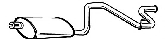 FONOS 619468 Глушитель выхлопных газов конечный 