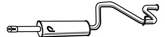 FONOS 619697 Глушитель выхлопных газов конечный 