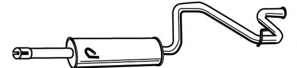FONOS 619705 Глушитель выхлопных газов конечный 