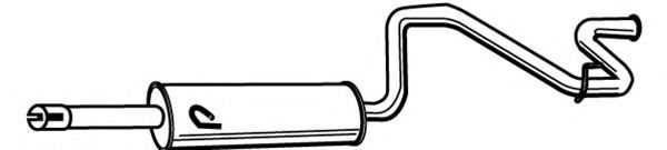 FONOS 619716 Глушитель выхлопных газов конечный 