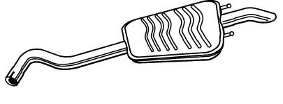 FONOS 619972 Глушитель выхлопных газов конечный 