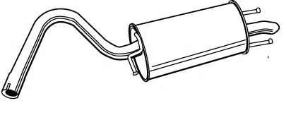 FONOS 619466 Глушитель выхлопных газов конечный 