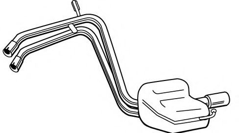 FONOS 619464 Глушитель выхлопных газов конечный 