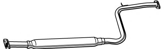 FONOS 619486 Средний глушитель выхлопных газов 