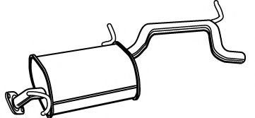 FONOS 618189 Глушитель выхлопных газов конечный 