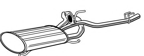 FONOS 620251 Глушитель выхлопных газов конечный 