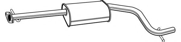 FONOS 619473 Средний глушитель выхлопных газов 