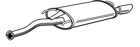 FONOS 615322 Глушитель выхлопных газов конечный для ROVER 45 (Ровер 45) FONOS 615322 Глушитель выхлопных газов конечный для ROVER 45 (Ровер 45)