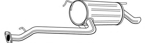 FONOS 620366 Глушитель выхлопных газов конечный 