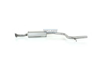 FONOS 619600 Средний глушитель выхлопных газов 