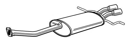 FONOS 620626 Глушитель выхлопных газов конечный 