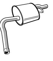 FONOS 619490 Глушитель выхлопных газов конечный 