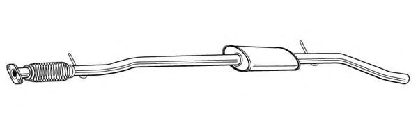 FONOS 610796 Средний глушитель выхлопных газов для FIAT IDEA (Фиат Идэа) FONOS 610796 Средний глушитель выхлопных газов для FIAT IDEA (Фиат Идэа)