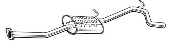 FONOS 618193 Глушитель выхлопных газов конечный 