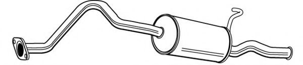 FONOS 620859 Глушитель выхлопных газов конечный 