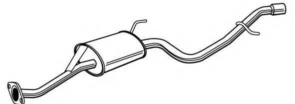 FONOS 620919 Глушитель выхлопных газов конечный 