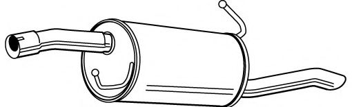 FONOS 619496 Глушитель выхлопных газов конечный 