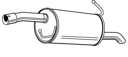 FONOS 619497 Глушитель выхлопных газов конечный 