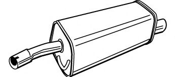 FONOS 619398 Глушитель выхлопных газов конечный для MAZDA 2 (Мазда 2) FONOS 619398 Глушитель выхлопных газов конечный для MAZDA 2 (Мазда 2)