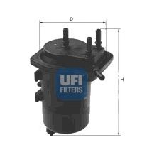 UFI 24.014.00 Топливный фильтр для RENAULT GRAND SCNIC II (Рено Гранд сценик 2) UFI 24.014.00 Топливный фильтр для RENAULT GRAND SCNIC II (Рено Гранд сценик 2)