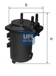 UFI 24.051.00 Топливный фильтр для RENAULT GRAND SCNIC II (Рено Гранд сценик 2) UFI 24.051.00 Топливный фильтр для RENAULT GRAND SCNIC II (Рено Гранд сценик 2)