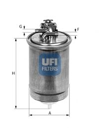 UFI 24.400.00 Топливный фильтр для SKODA (Шкода) UFI 24.400.00 Топливный фильтр для SKODA (Шкода)
