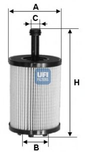UFI 25.023.00 Масляный фильтр для VOLKSWAGEN (Фольксваген) UFI 25.023.00 Масляный фильтр для VOLKSWAGEN (Фольксваген)