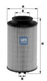UFI 26.011.00 Топливный фильтр для MAN TGM (Ман Тгм) UFI 26.011.00 Топливный фильтр для MAN TGM (Ман Тгм)