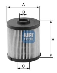 UFI 26.020.00 Топливный фильтр для VOLVO C70 II (Вольво C70 2) UFI 26.020.00 Топливный фильтр для VOLVO C70 II (Вольво C70 2)