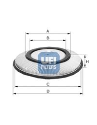 UFI 27.200.00 Воздушный фильтр для NISSAN PRIMERA (Ниссан Примера) UFI 27.200.00 Воздушный фильтр для NISSAN PRIMERA (Ниссан Примера)