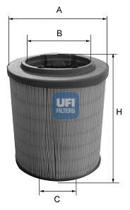 UFI 27.628.00 Воздушный фильтр для FIAT (Фиат) UFI 27.628.00 Воздушный фильтр для FIAT (Фиат)
