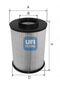 UFI 27.675.00 Воздушный фильтр для VOLVO S40 II (Вольво S40 2) UFI 27.675.00 Воздушный фильтр для VOLVO S40 II (Вольво S40 2)
