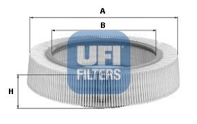 UFI 30.800.00 Воздушный фильтр для FORD FIESTA (Форд Фиэста) UFI 30.800.00 Воздушный фильтр для FORD FIESTA (Форд Фиэста)