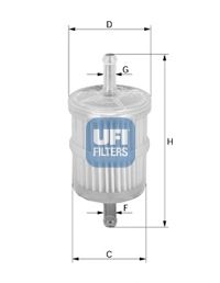 UFI 31.010.00 Топливный фильтр для RENAULT ALLIANCE (Рено Аллианcэ) UFI 31.010.00 Топливный фильтр для RENAULT ALLIANCE (Рено Аллианcэ)