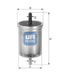 UFI 31.561.00 Топливный фильтр для RENAULT (Рено) UFI 31.561.00 Топливный фильтр для RENAULT (Рено)