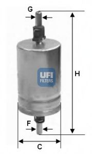 UFI 31.566.00 Топливный фильтр для JEEP GRAND CHEROKEE I (Джип Гранд чироки 1) UFI 31.566.00 Топливный фильтр для JEEP GRAND CHEROKEE I (Джип Гранд чироки 1)
