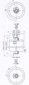 UFI 31.615.00 Топливный фильтр для ACURA (Акура) UFI 31.615.00 Топливный фильтр для ACURA (Акура)